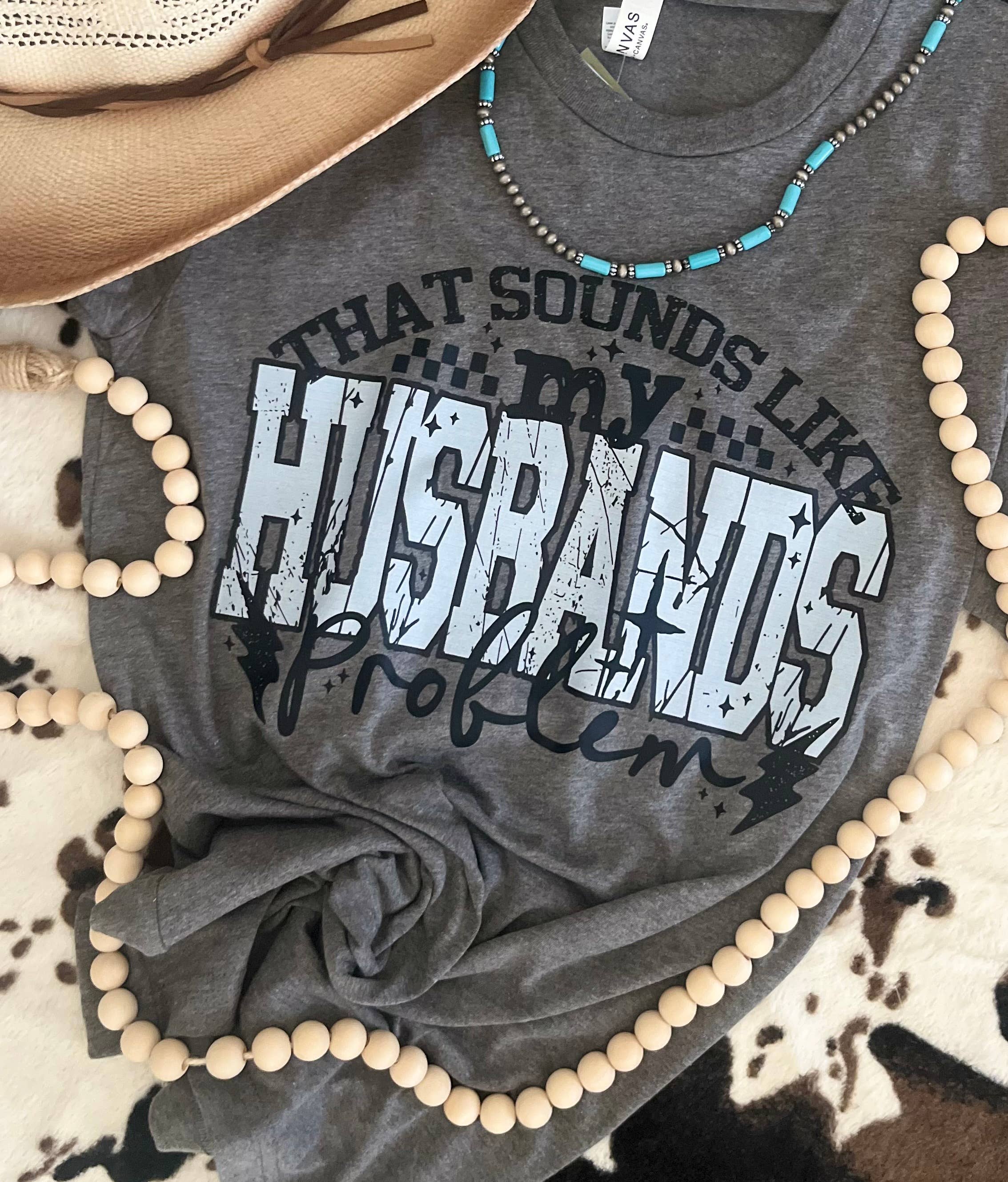 Twisted B's Designs - Vente T-shirt sérigraphié – femme - Problème des maris0