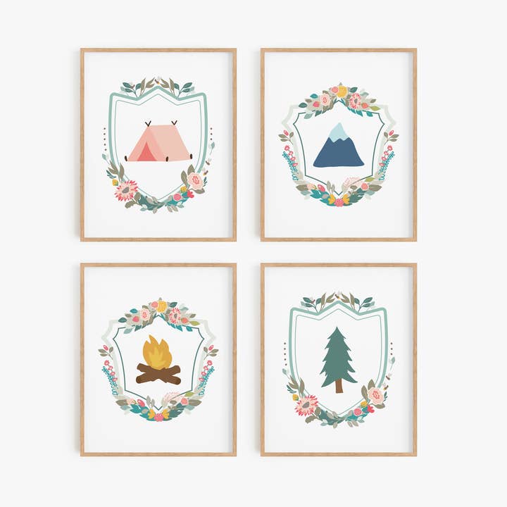 Skogsmark äventyr konstutskrifter (Sats om 4) för wholesale av Flip The Script Studios