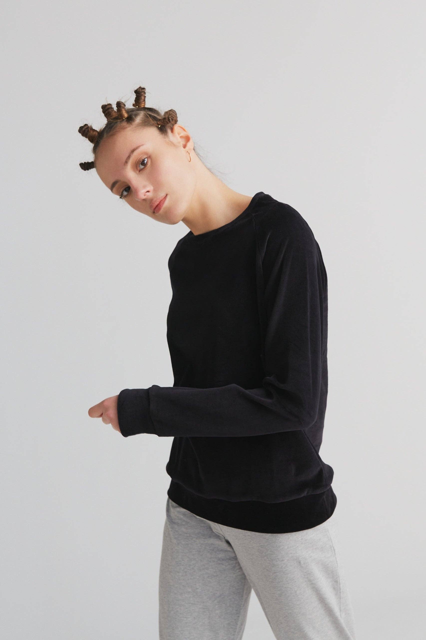 Leela Cotton - Wholesale Sweatshirt - Women's - 1277 Damen Nickysweatshirt13