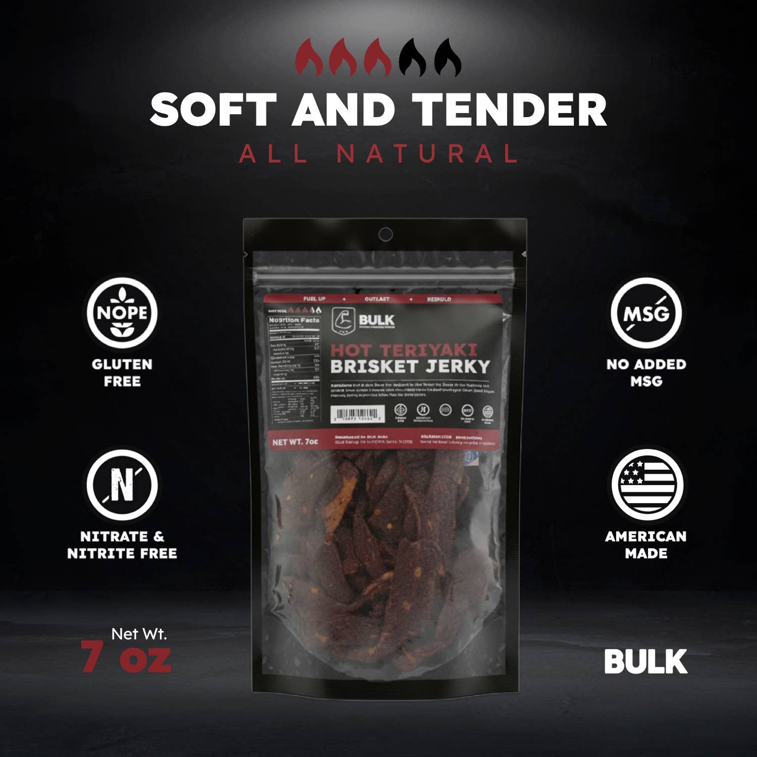 BULK Jerky - Wholesale Jerky - Brisket Beef Jerky - All Natural34