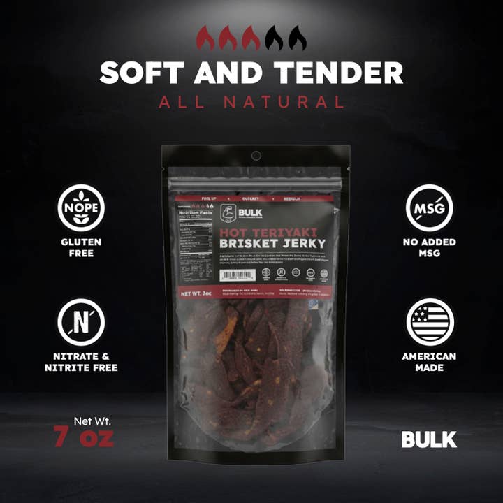 BULK Jerky - Wholesale Jerky - Brisket Beef Jerky - All Natural34