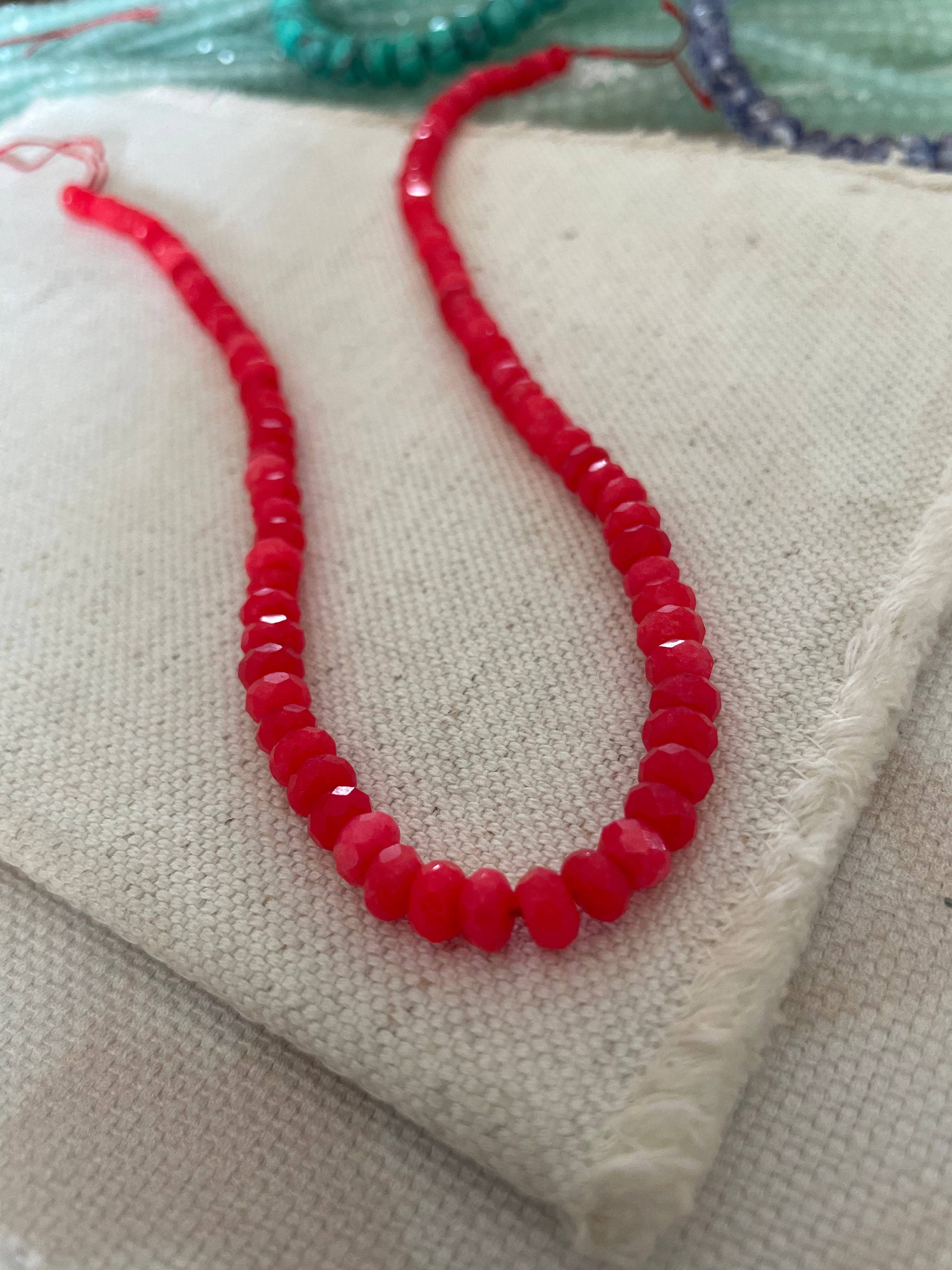 Erin McDermott Jewelry - Wholesale Beaded/Pearl Necklace - Cherry Bomb Gemstone Necklace2