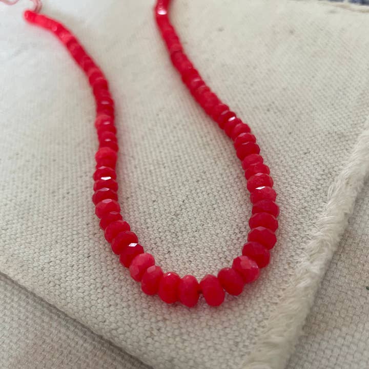 Erin McDermott Jewelry - Wholesale Beaded/Pearl Necklace - Cherry Bomb Gemstone Necklace2