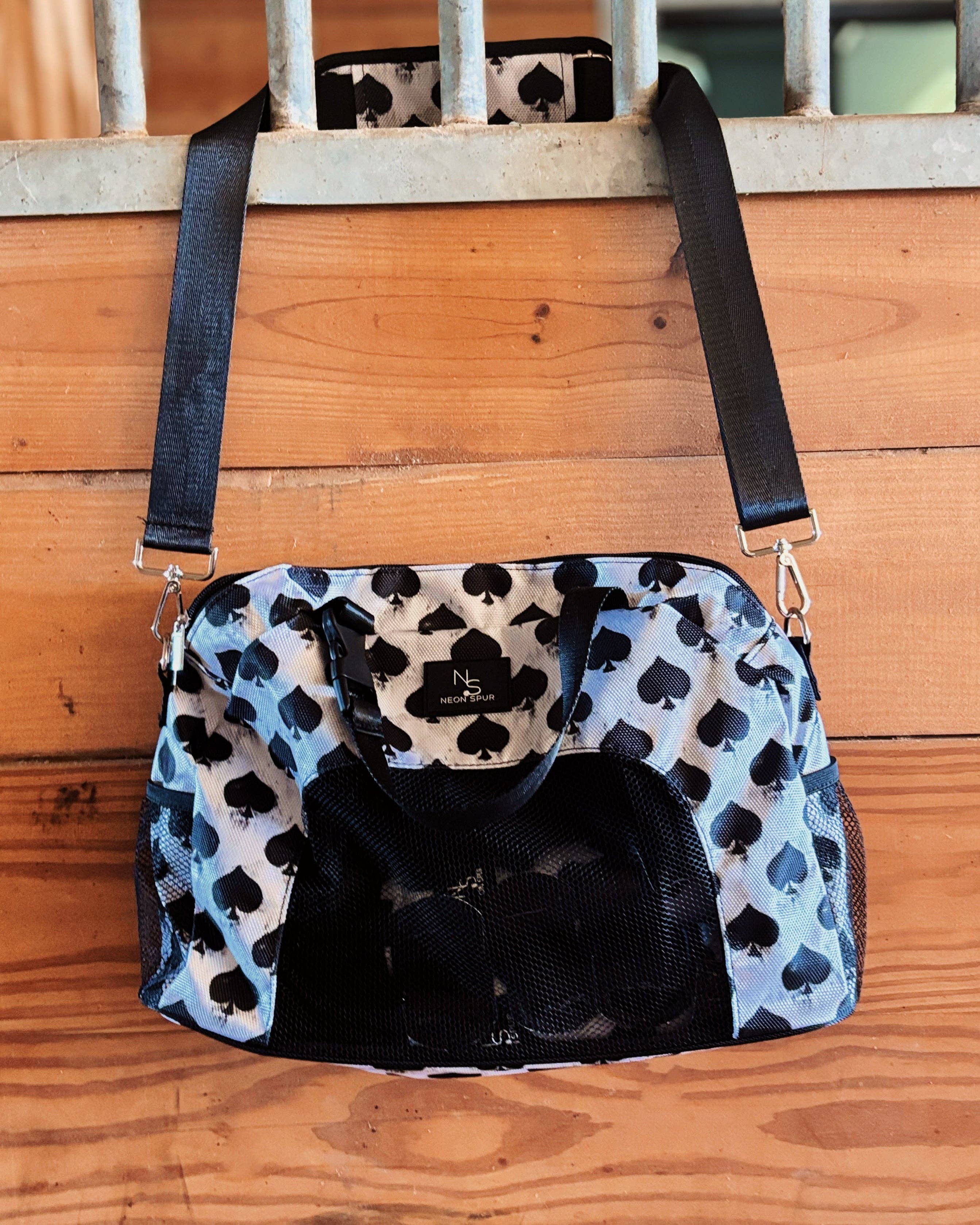Neon Spur LLC - Wholesale Crossbody Bag - Women's - Smokin Spades Equine Tack Sack