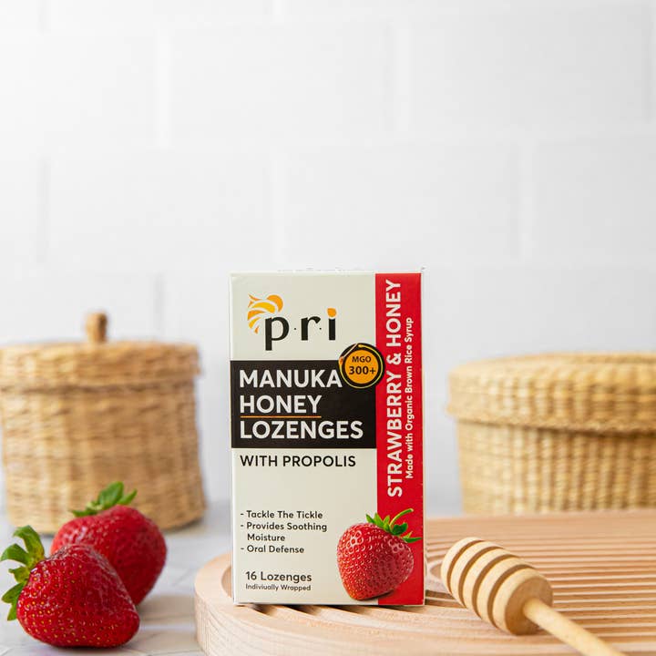 Pacific Resources - Wholesale Lozenges/Cough Drops - Manuka Honey & Propolis Lozenges/Cough Drops Strawberry 2