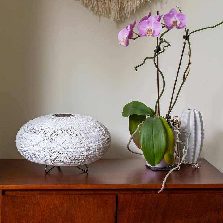 Allsop Home & Garden - Wholesale Accent/Desk Lamp - Stella Solace Indoor Table Lamp - 7.5" Oval Yarrow8