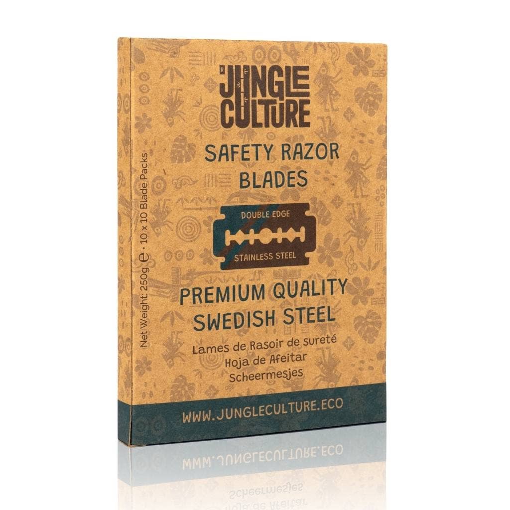 Jungle Culture – wholesale Razor – Pack of 10 Double Edge Safety Razor Blades | Jungle Culture1