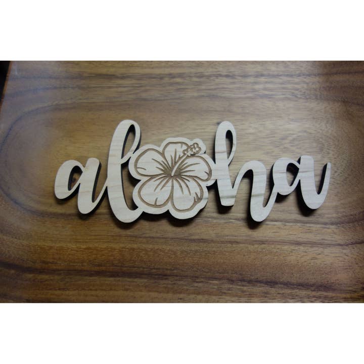 Aloha Cuts - Wholesale Bord/bordje - Aloha Hibiscus decoratief stuk1