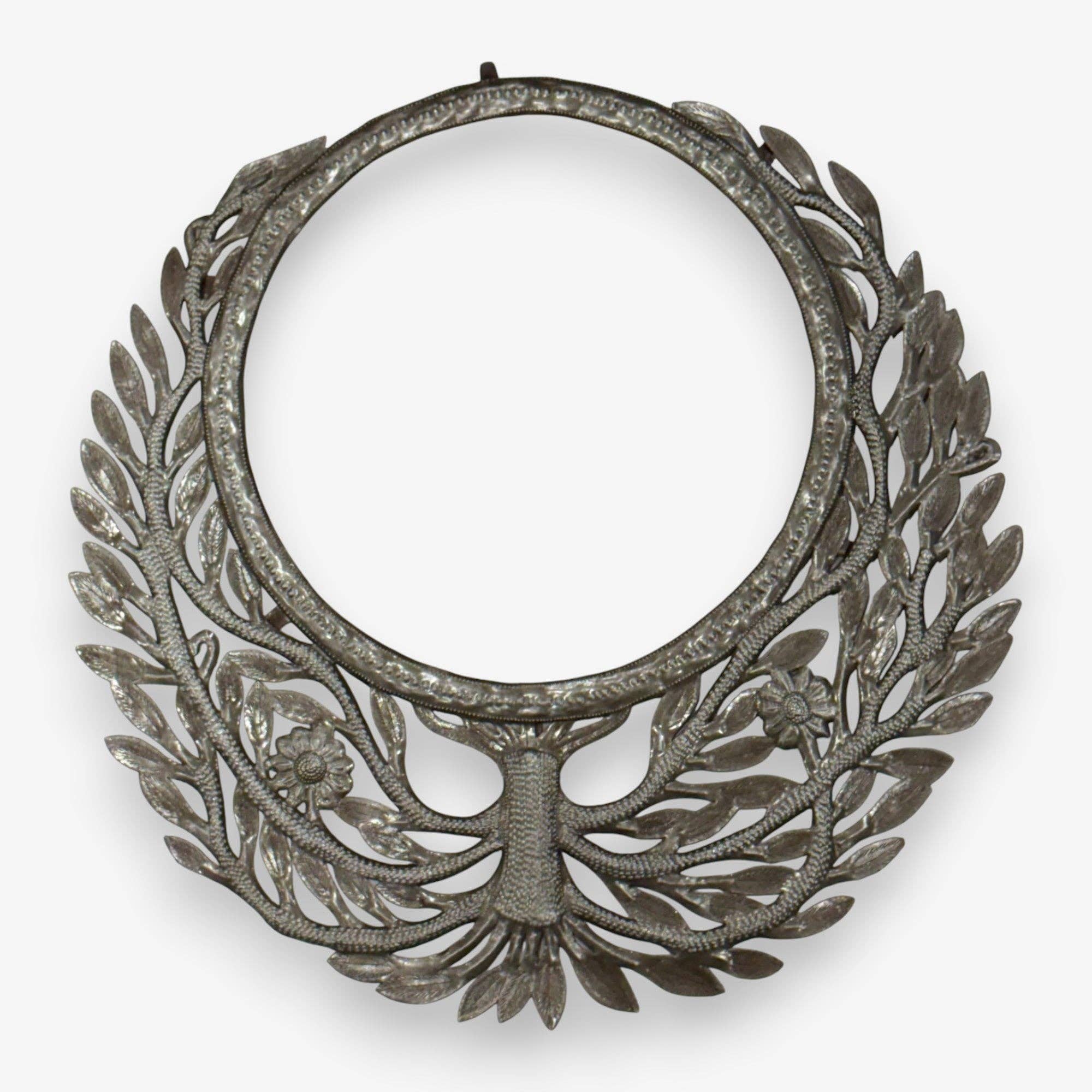 Dandarah (Ships from USA) - Wholesale Wall Mirror - Metal Blooming Tree Mirror Frame 22"1