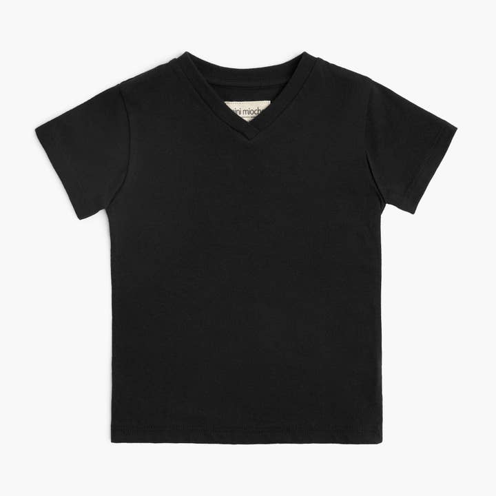 mini mioche collective inc. - Wholesale T-Shirt - Kids - Premium GOTS-Certified Organic Cloud V-Neck Tee23