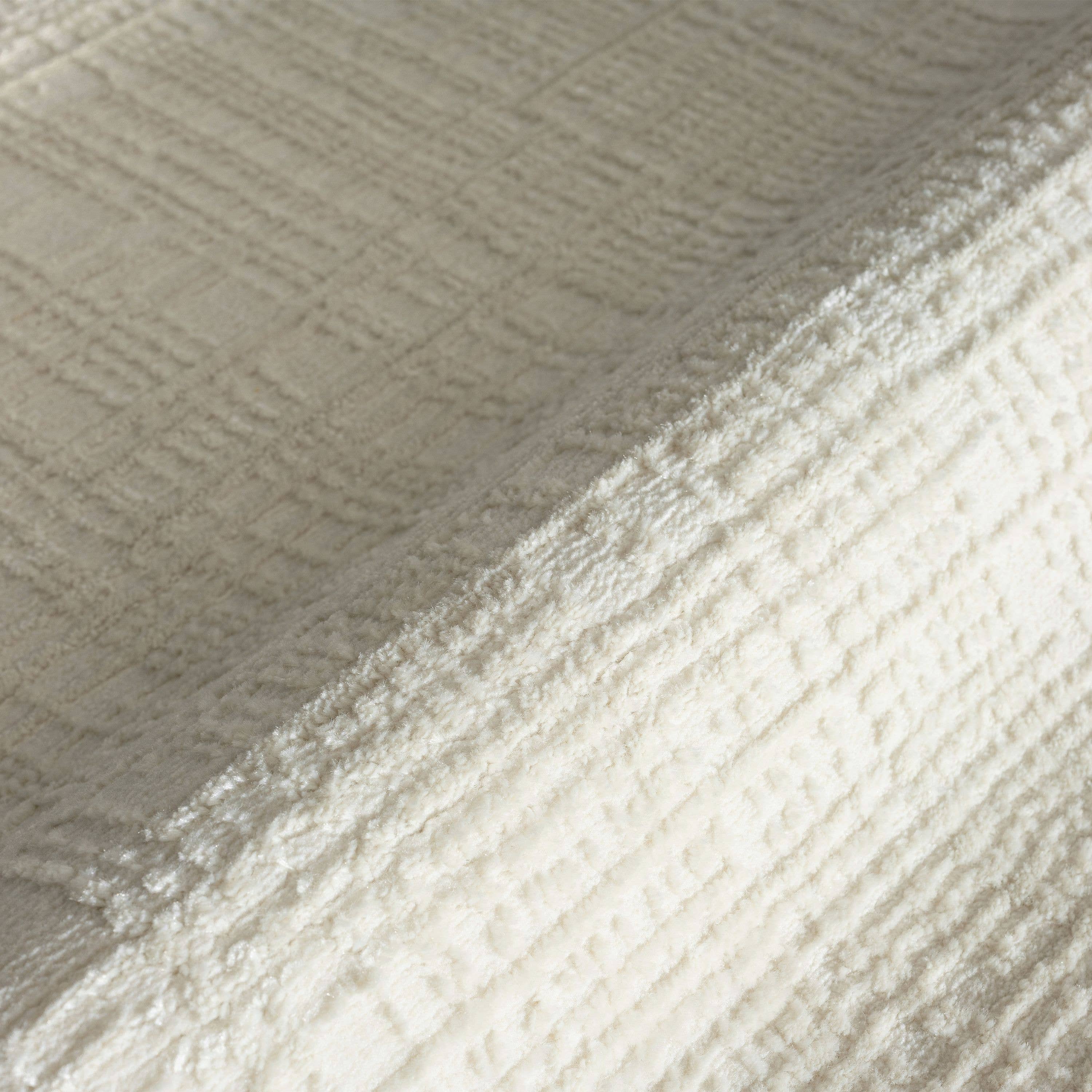 Abani Rugs - Wholesale Area Rug - Abani Neutral NTL200A Cream Textured Weave Area Rug3