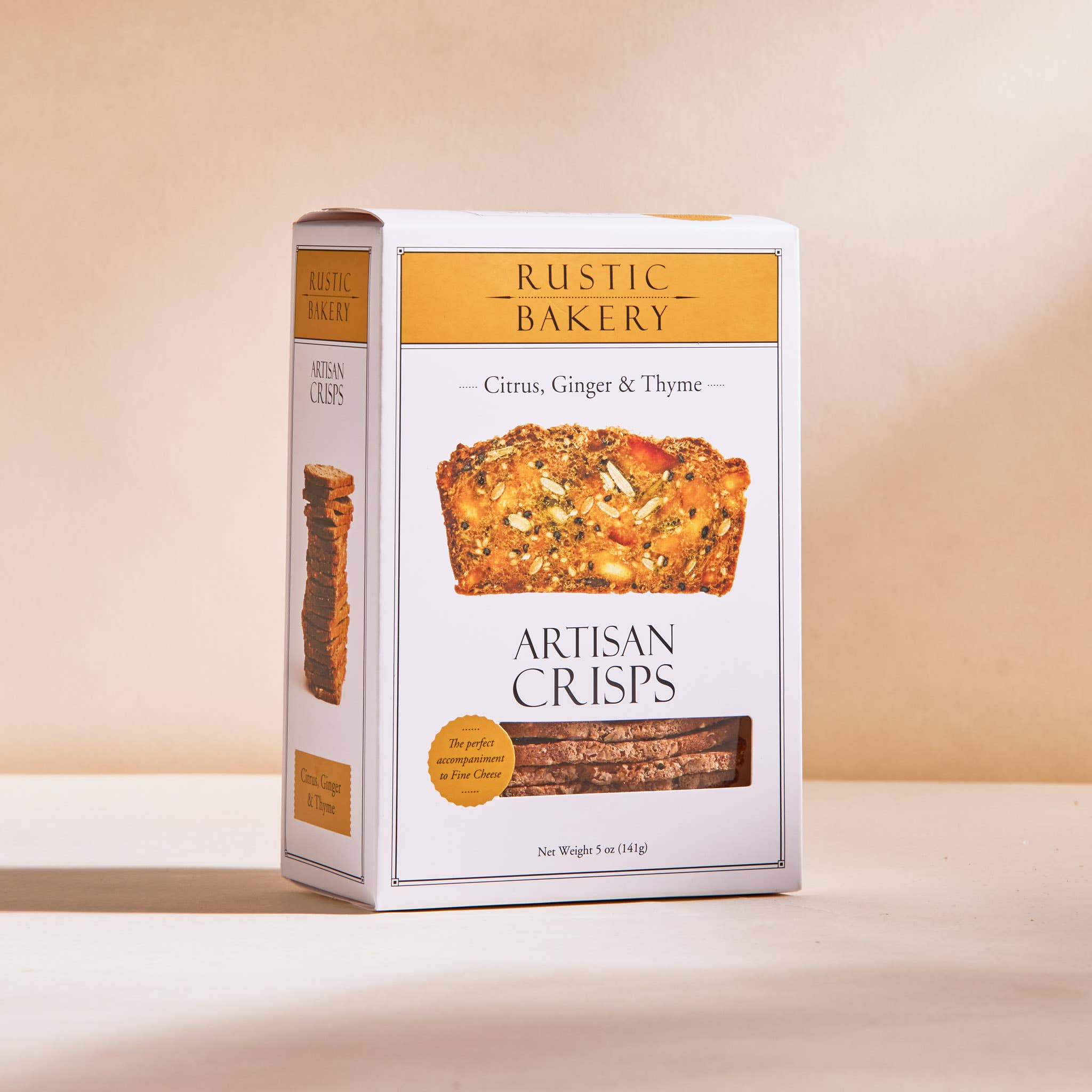 Rustic Bakery - Wholesale Crackers - Artisan Crisps - Citrus, Ginger & Thyme Box