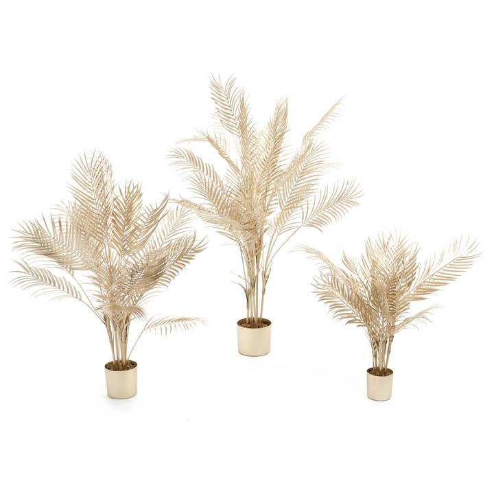 Studio Specialties - Wholesale Christmas Decoration - PALM TREE GOLD W/POT 27.5" H0