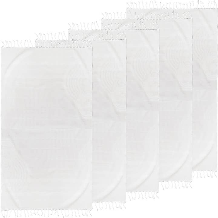 Kikoya - Wholesale Beach Towel - White Beach Towel Tie-dye Sublimation Blanks Tiedye Quickdry27