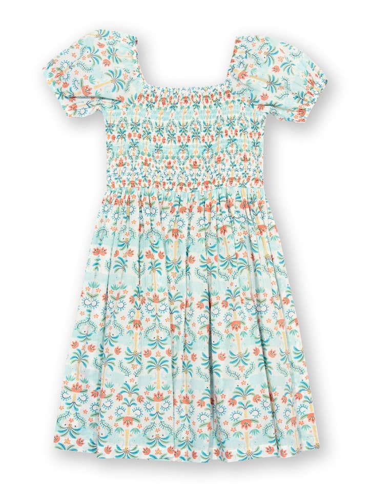 Ele oasis shirred dress for wholesale by Kite Clothing