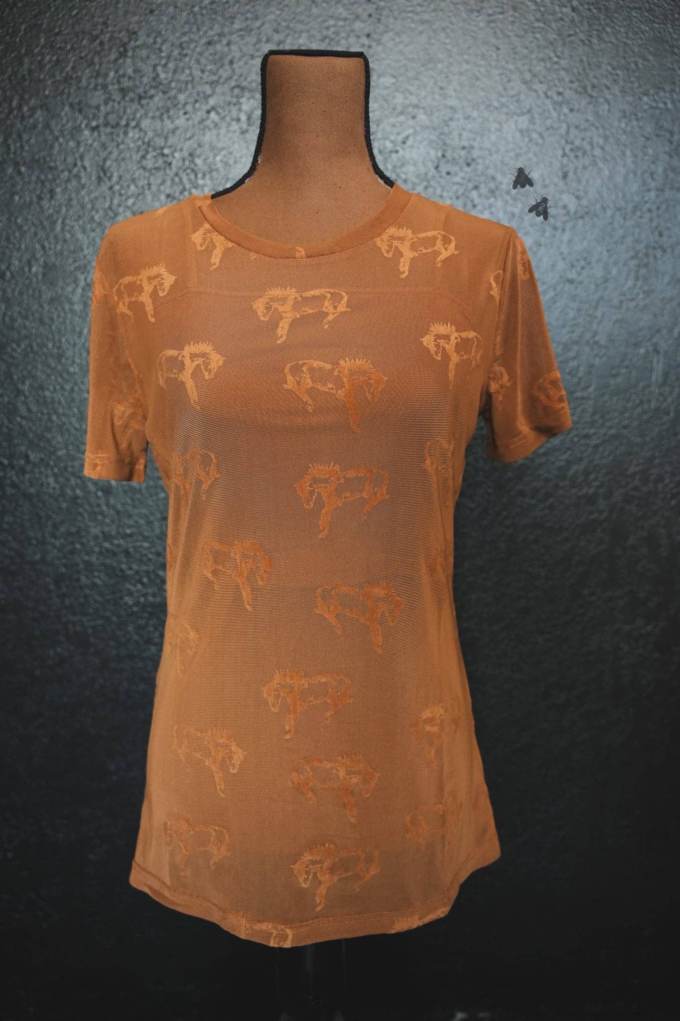 2 Fly Co - Wholesale T-Shirt - Women's - BUCK FIFTY TEE *SADDLE9