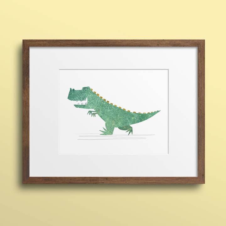 Tyrannosaurus Rex Dinosaur Art Print for wholesale by Sincerely, Rob