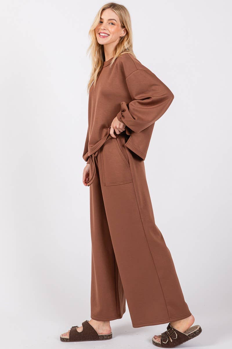 Sewn and Seen - Wholesale Lounge Set - Women's - SCUBA TOP AND PANT SETS18