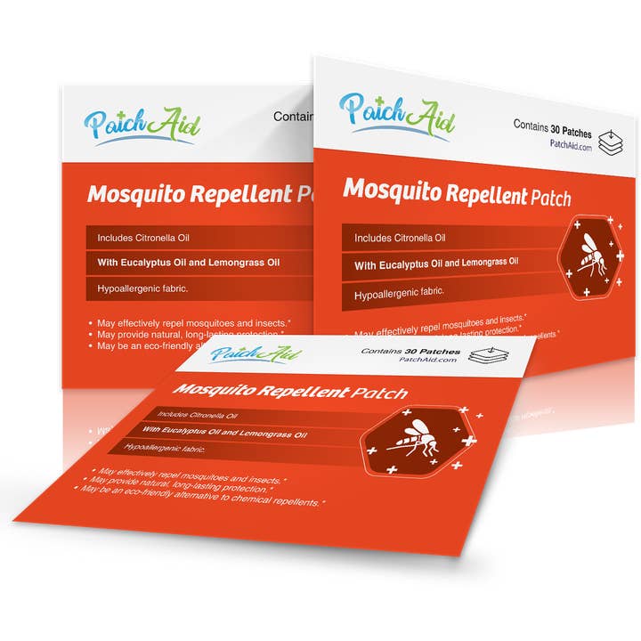 PatchAid - Wholesale Insect Repellent - Mosquito Repellent Patch - Natural Essential Oil Protection
