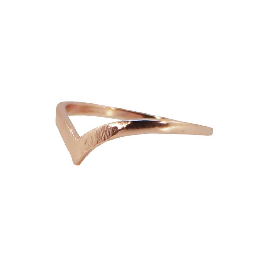 ACUS - Wholesale Band/Stacked Ring - Minimal Mountain Pink Ring Size 11-120