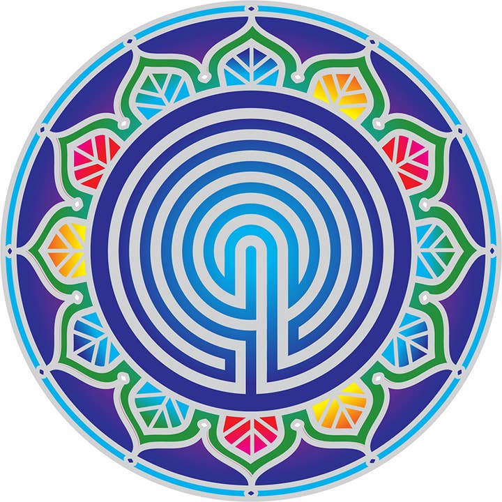 Sunseal Labyrinth Mandala for wholesale by Illumination Mandalas