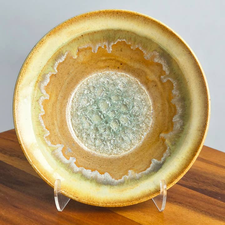 Dock 6 Pottery - Wholesale Decorative Plate/Dish/Bowl - Flared Rim Bowl -Made to Order- Fused Glass Ceramic Pottery16