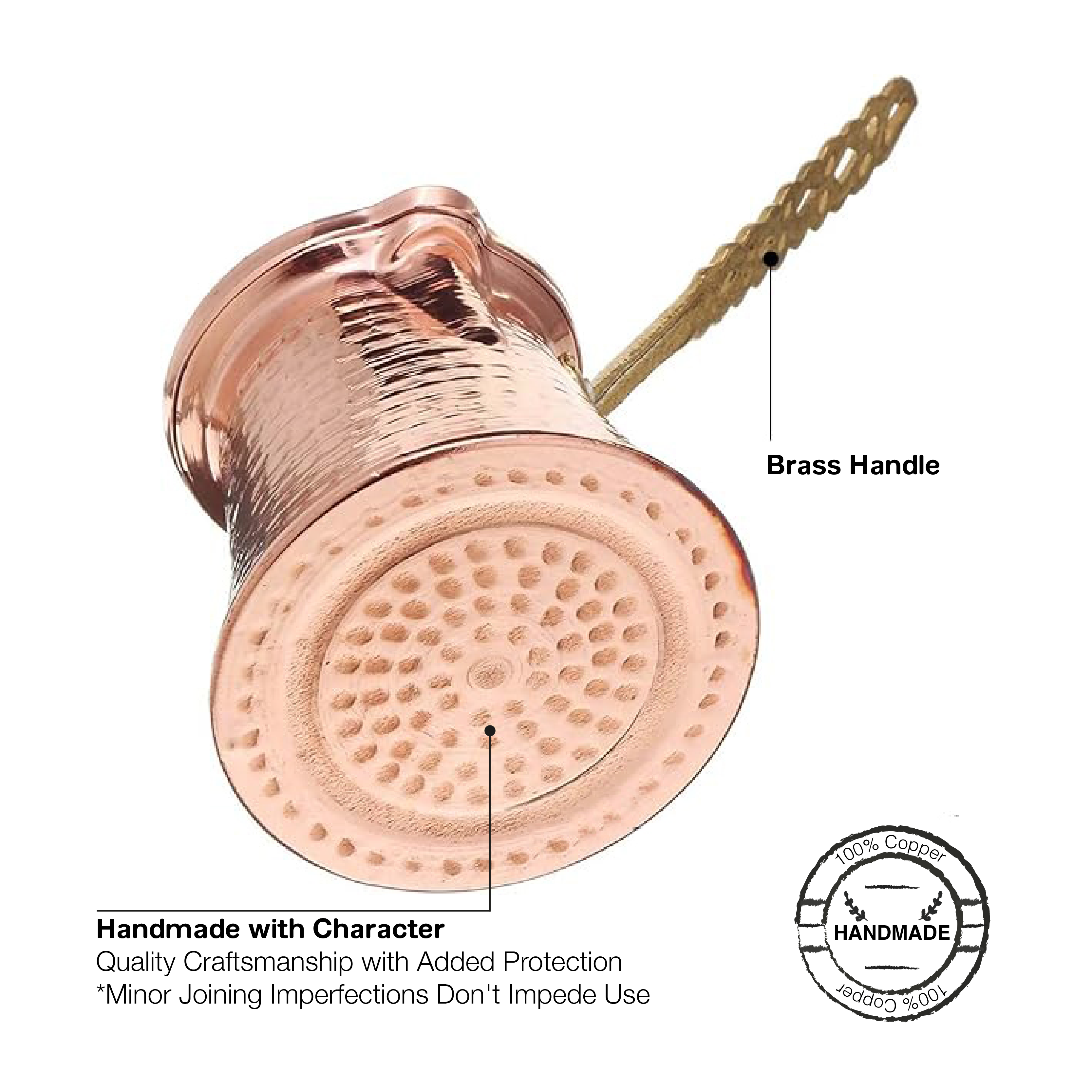 Hakan - Vendita all'ingrosso Teiere - Set 5 pezzi di caffettiere in rame turche per piano cottura, modello Cezve7