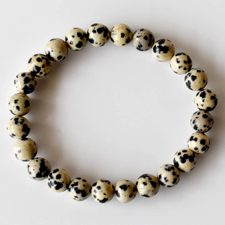 Soothing Crystals - Wholesale Beaded Bracelet - Healing Bracelet | Dalmatian Jasper | Gemstone Bracelet