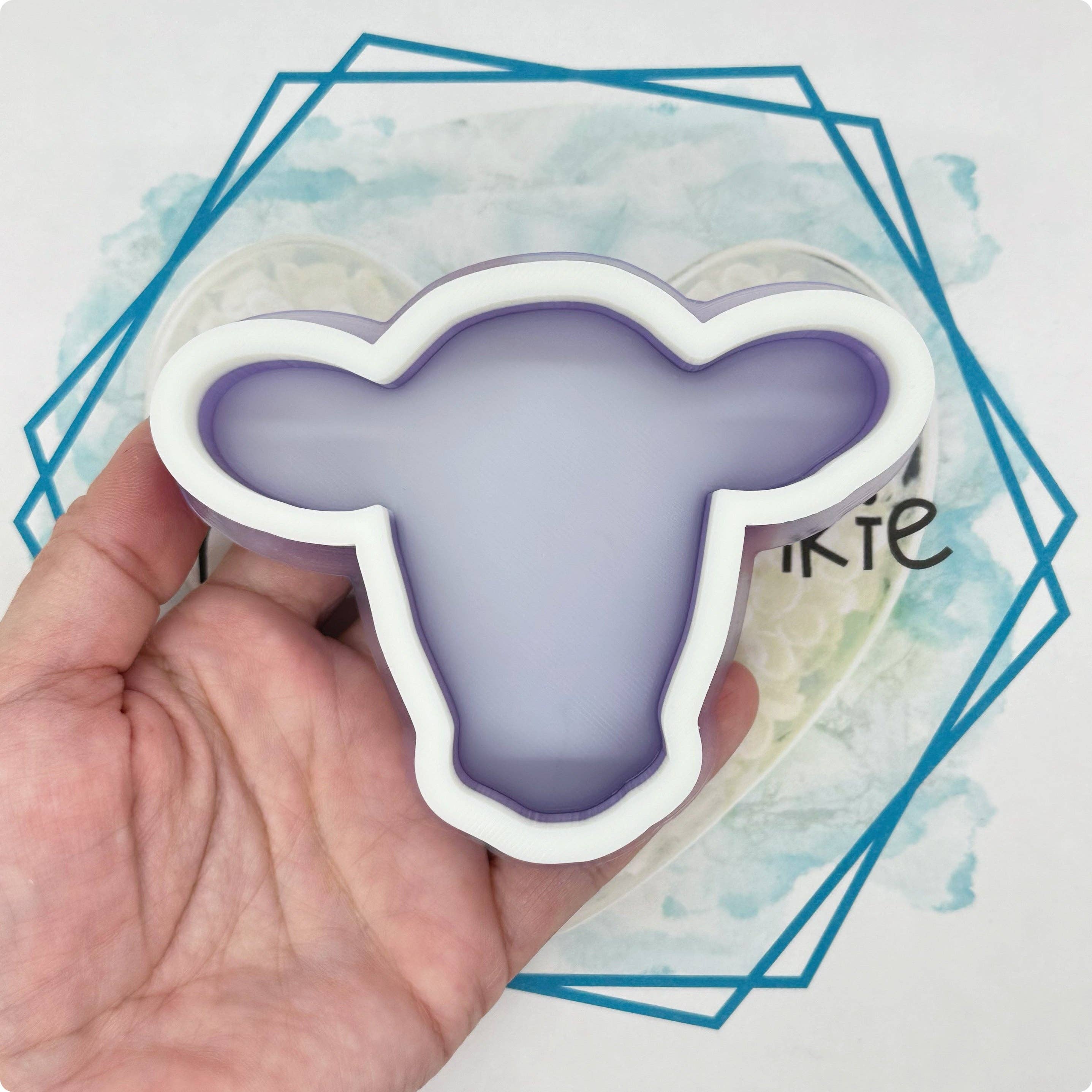 The Freshie Junkie, LLC - Wholesale Craft Supplies - Steer Head Freshie Mold0