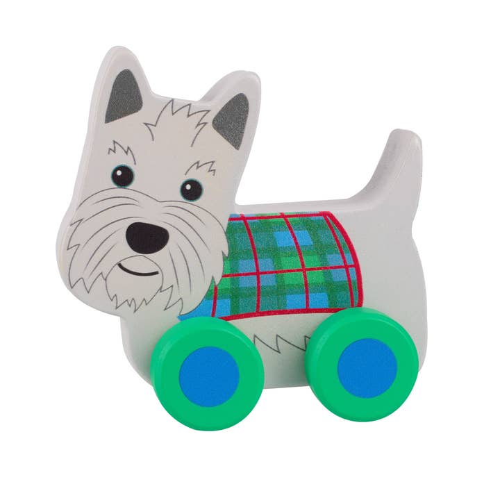 Orange Tree Toys - Wholesale Wood Toy - Kids - Scottie Dog First Wooden Push Toy