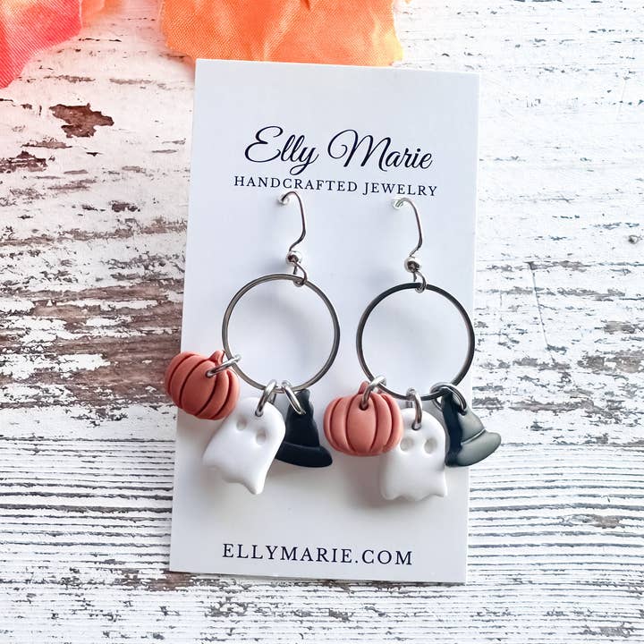 Spooky Halloween Charm Dangles for wholesale by Elly Marie Jewelry