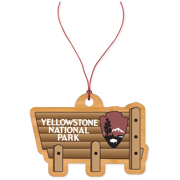 Ornament - Yellowstone Park-bord voor wholesale door Morris Magnets