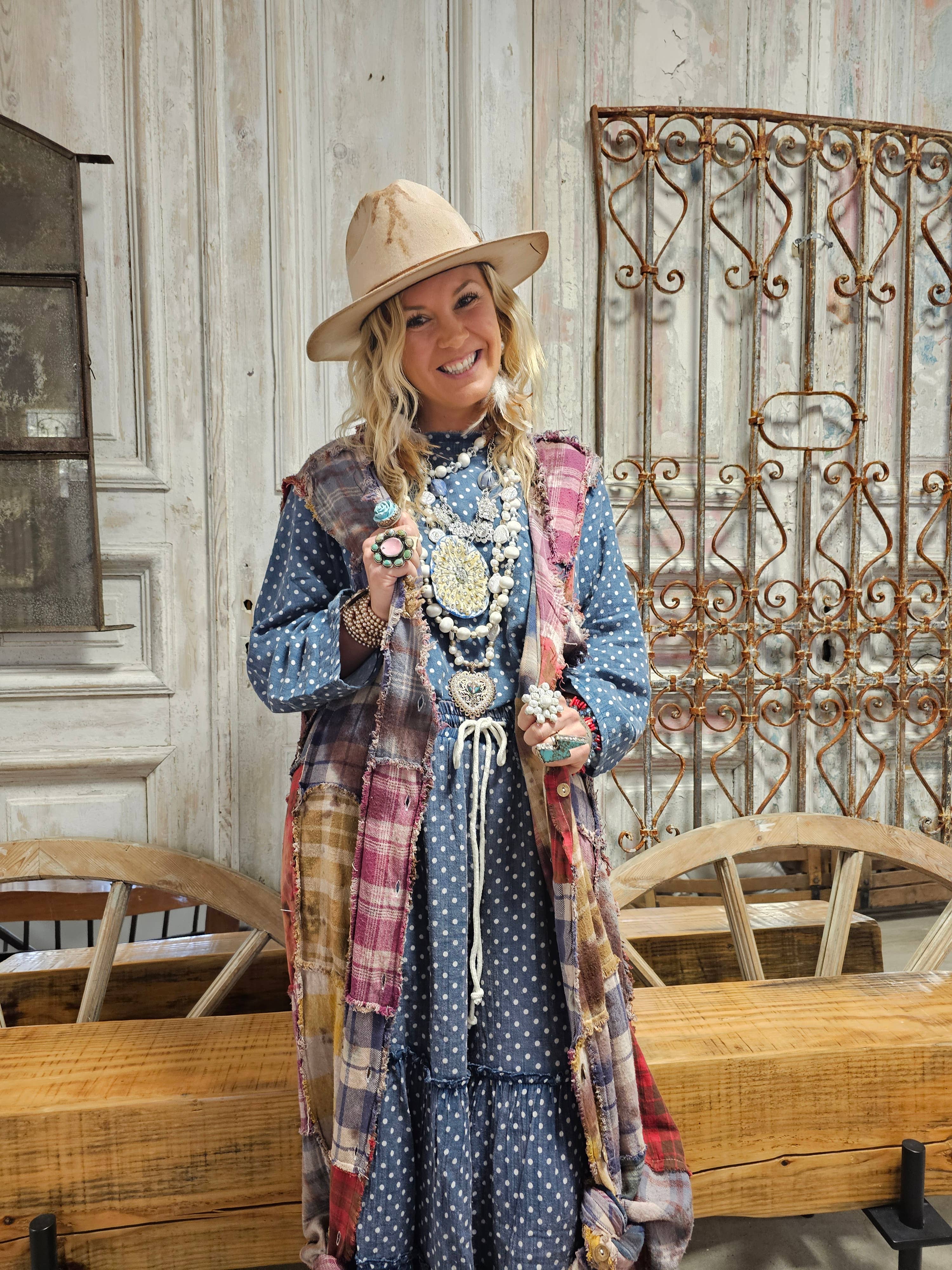 A Rare Bird Shop - Wholesale Gown - Women's - Dot Long Sleeve Top2