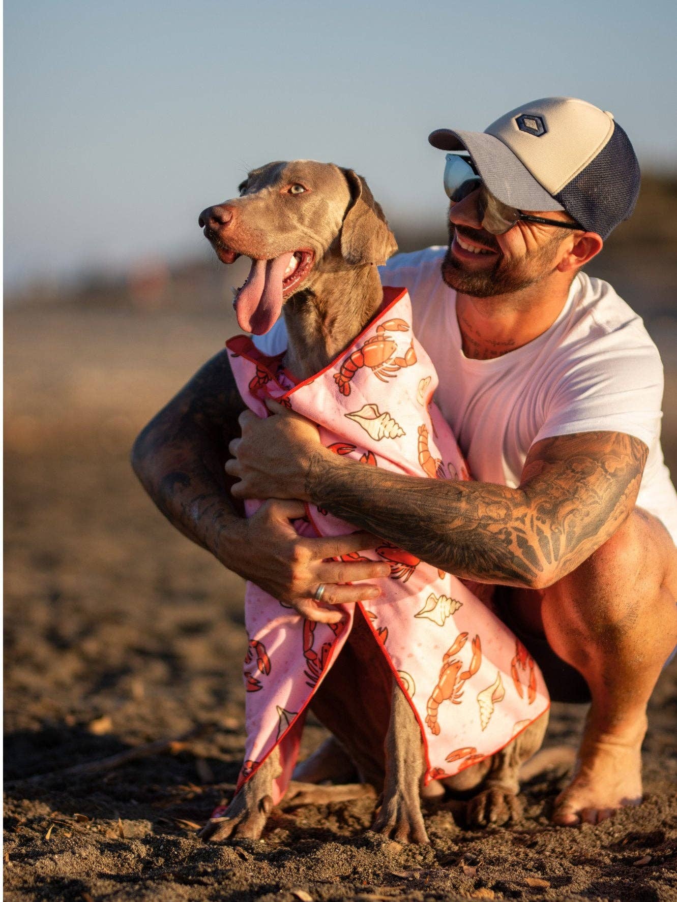 Dukier – toalha - Cão por atacado – TOALHA PARA CÃO LOBSTERS4