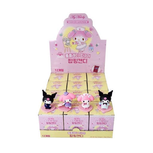 K_Wonderland - Wholesale Figurine Toy - Kids - Sanrio My Melody Roll Play Figure Ramdom Box W Popping Candy