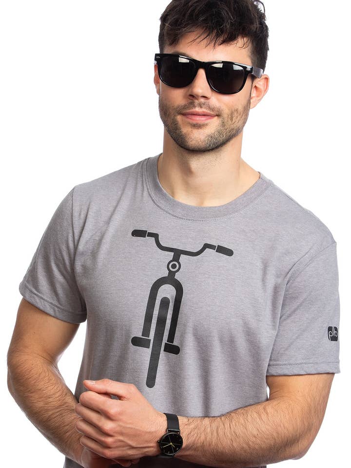 „My Bike” T-shirt voor heren — Biologisch katoen voor wholesale door PLB Design