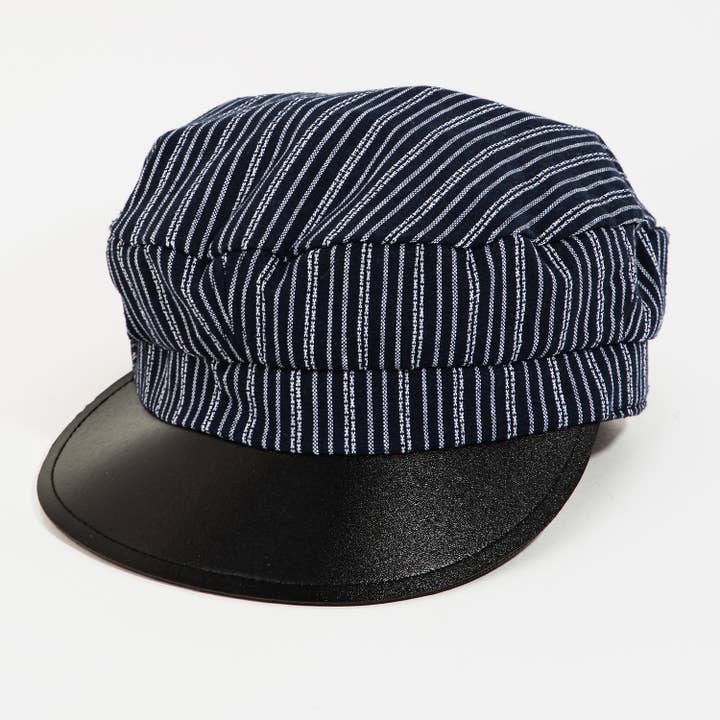 Chapeau de taxi à rayures épingles pour la vente par Collections by Fame Accessories