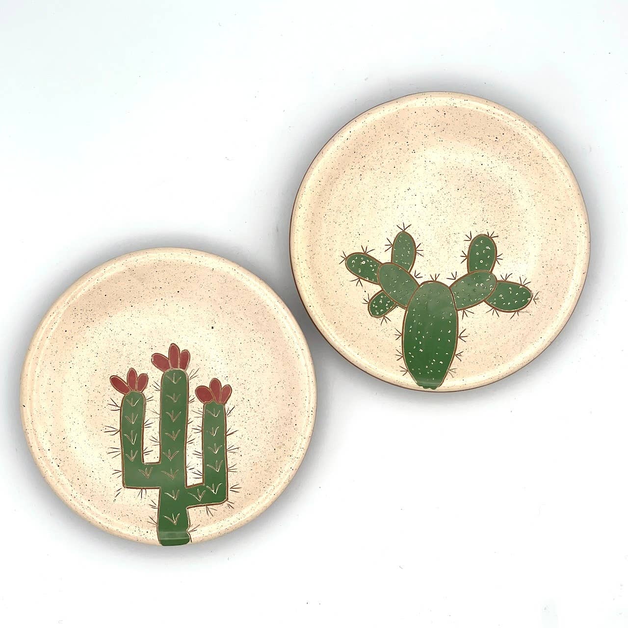 Women of the Cloud Forest - Wholesale Jewelry Dish - Cactus Ceramic Ring Dish 2