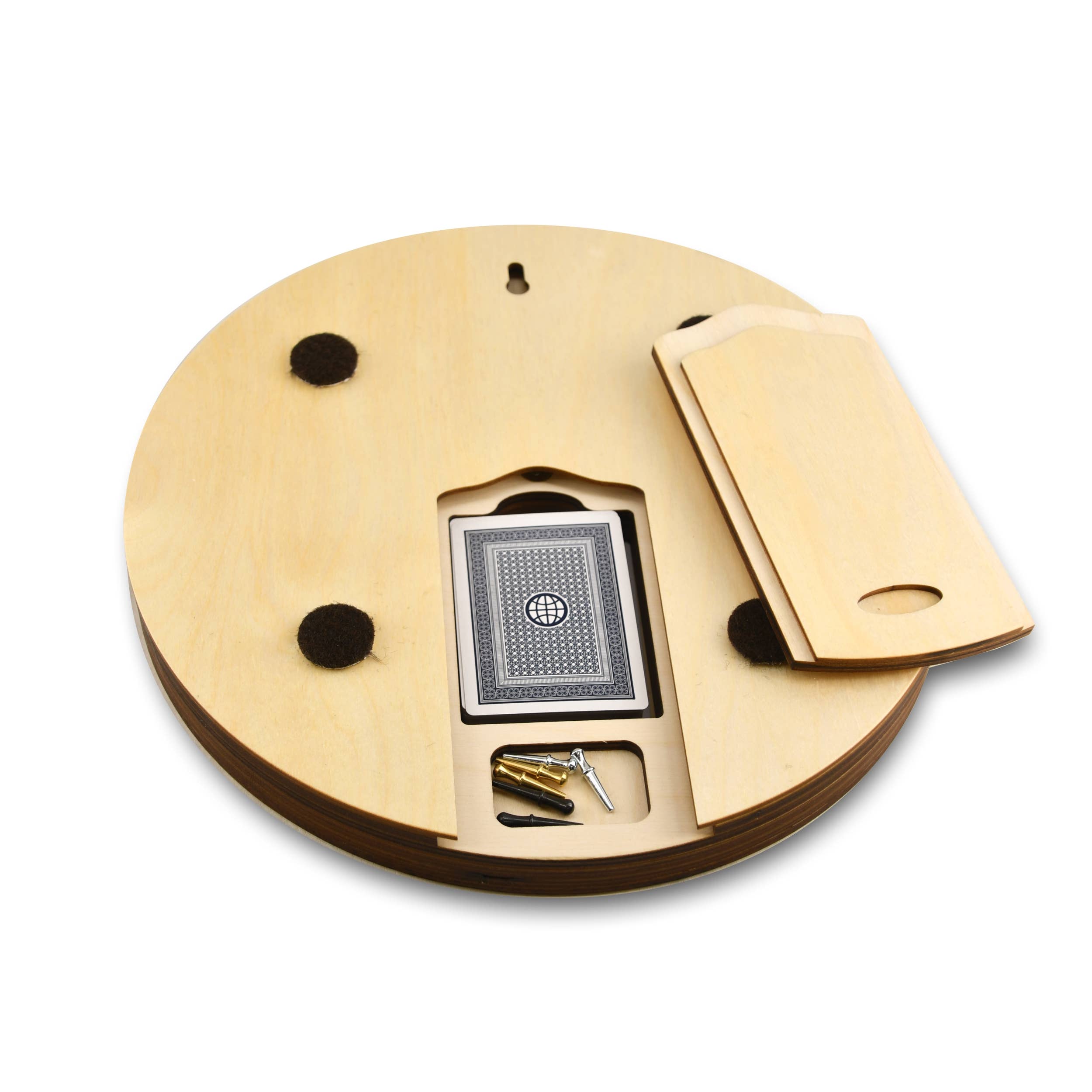 Sea & Soul Nautical Chart Art - Vente Jeux de cartes - Planche de cribbage en bois nautique personnalisée de Block Island3