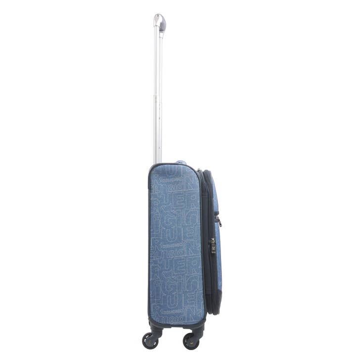 FUL Luggage (Concept One) - Wholesale Luggage - True Religion Blue 23" Soft Sided Expandable Spinner Luggage