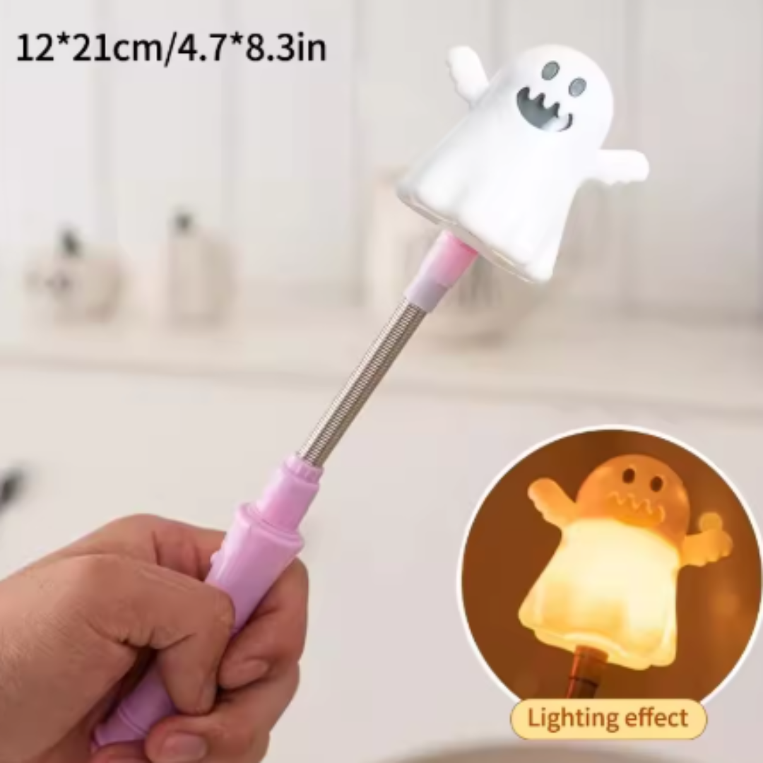 Toyarina - Wholesale Light-Up Toy - Kids & Baby - Glowing Pumpkin Hand Shaker – Halloween Party Decor3