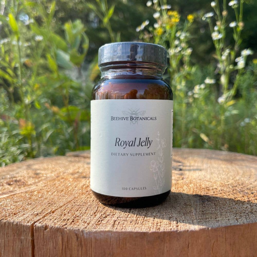 Beehive Botanicals - Wholesale Oral Supplement/Vitamin - Royal Jelly Capsules, 500mg