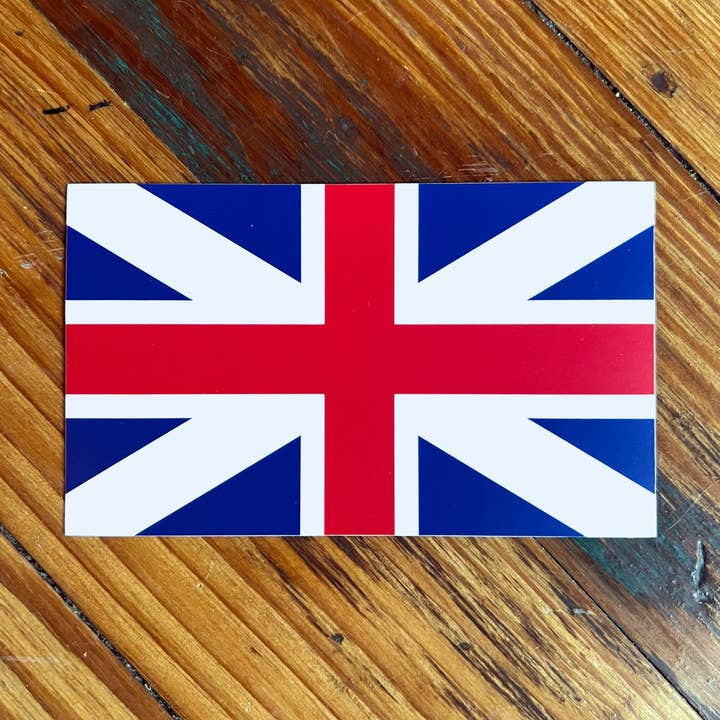 British Kings Colors Flag Sticker for wholesale by Liberty & Co.