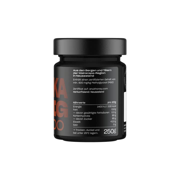 ANUK Honey – Großhandel Honig – ANUK Manuka Honig MGO800