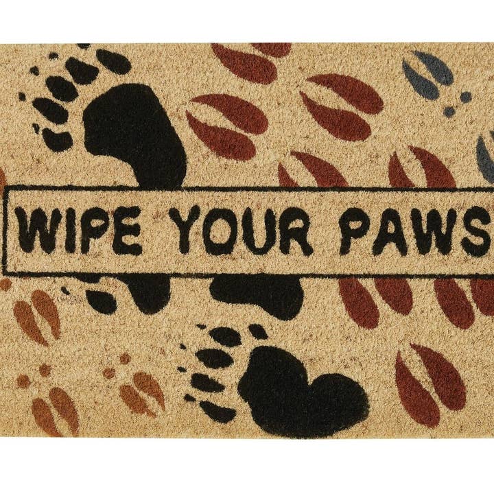 Wipe Your Paws Doormat for wholesale by Park Designs