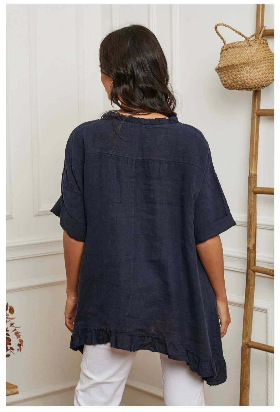 LÉA & LUC - Wholesale Tunic - Women's - 100% Linen Tunic REF.1076855