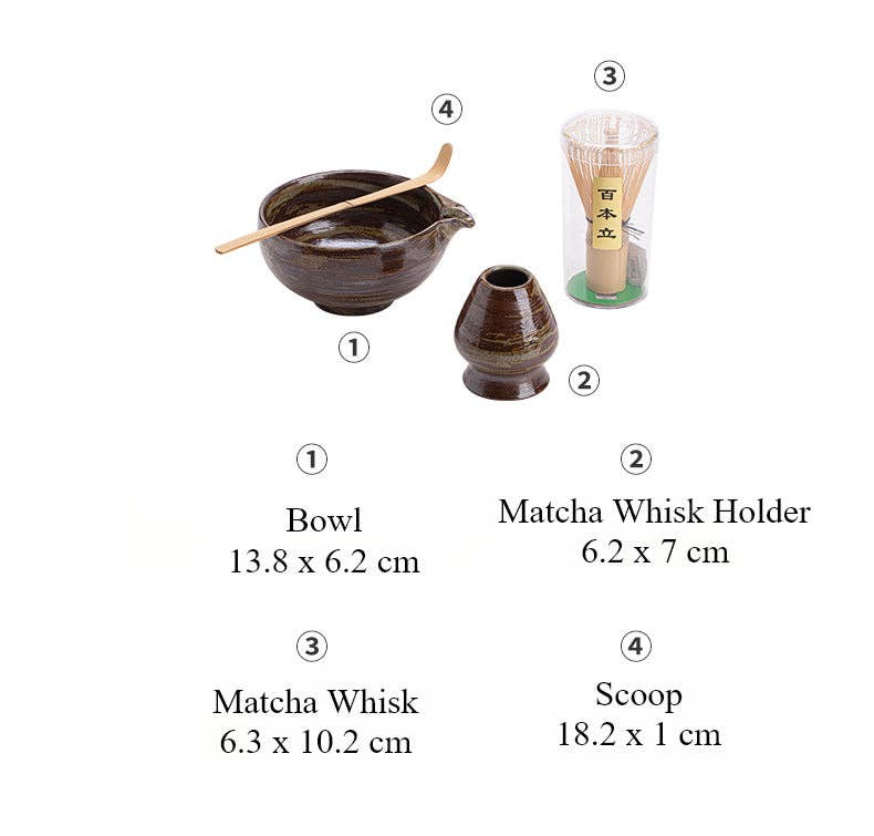 Gohobi （We cover U.S. import duties） - Wholesale Tea Set - Gohobi Ceramic Matcha Set 01014