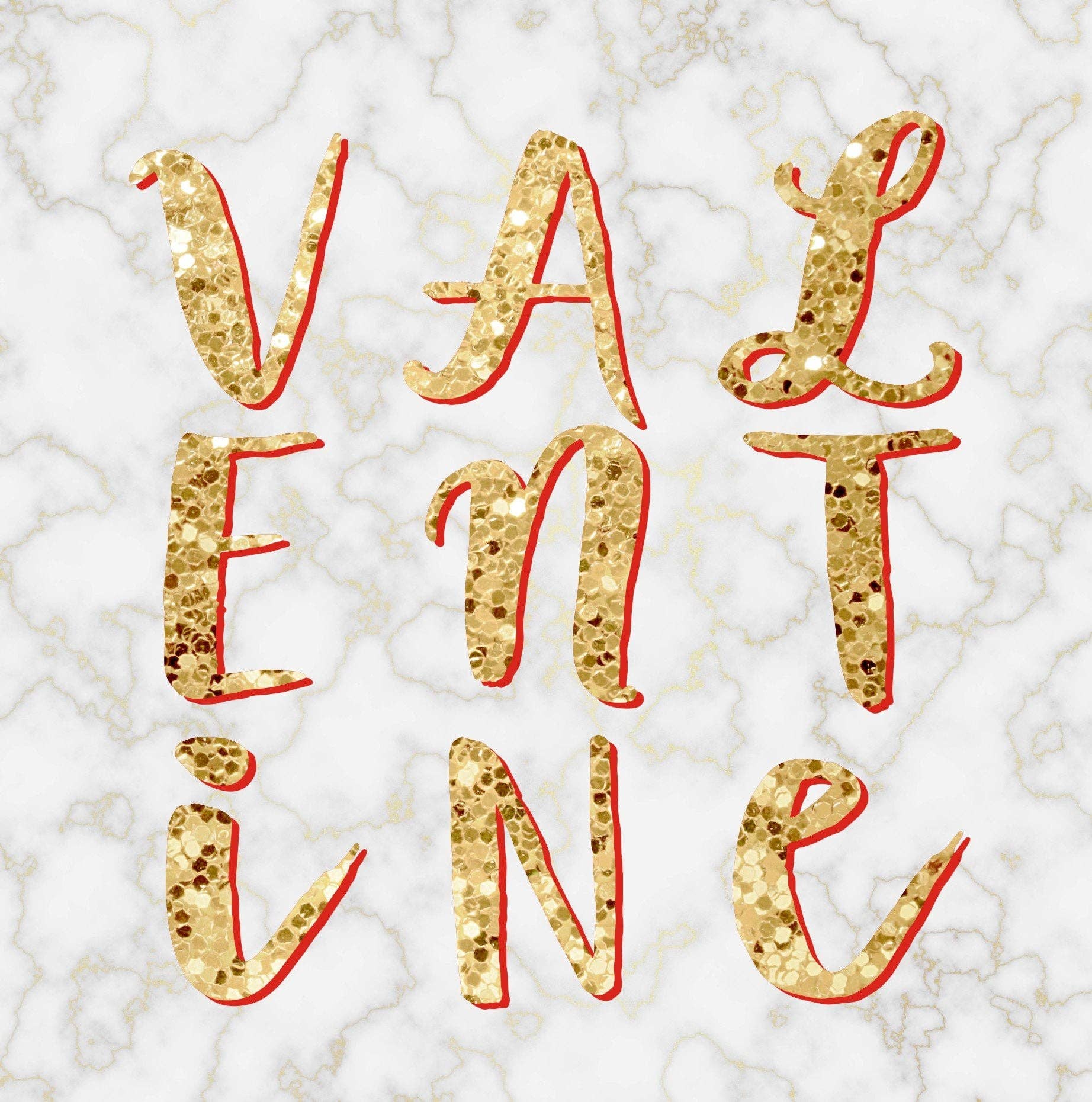 Claire Giles Ltd – wholesale Valentine's Day card – Valentine's Day Card, Marble background, Valentine1