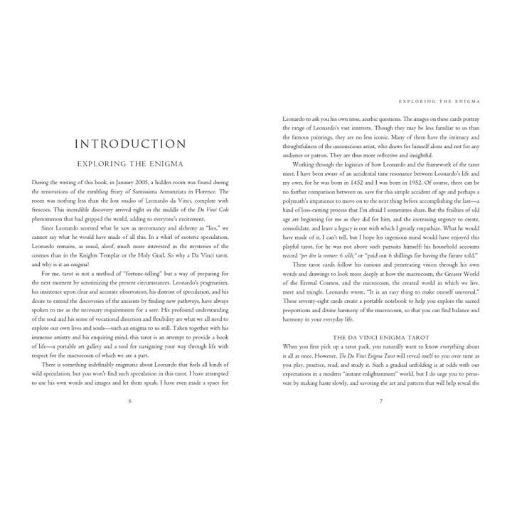 REDFeather - Wholesale Tarot Cards - Da Vinci Enigma Tarot3