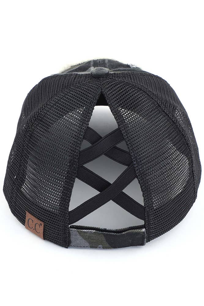 Hana – wholesale Hästsvanskeps - Dam – C.C HAPPY CAMPER Patch Pony Keps7